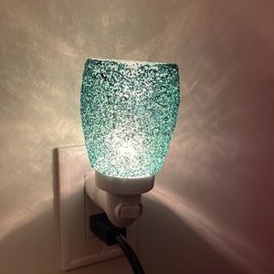 Glitter Teal Scentsy mini warmer